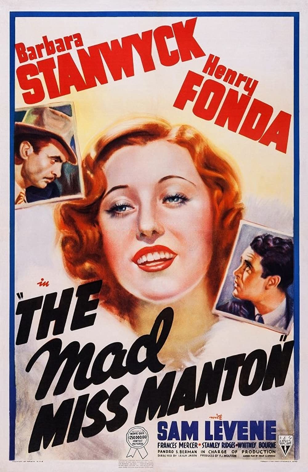 ดูหนังออนไลน์ฟรี The Mad Miss Manton (1938) เดอะ แมด มิส แมนตัน